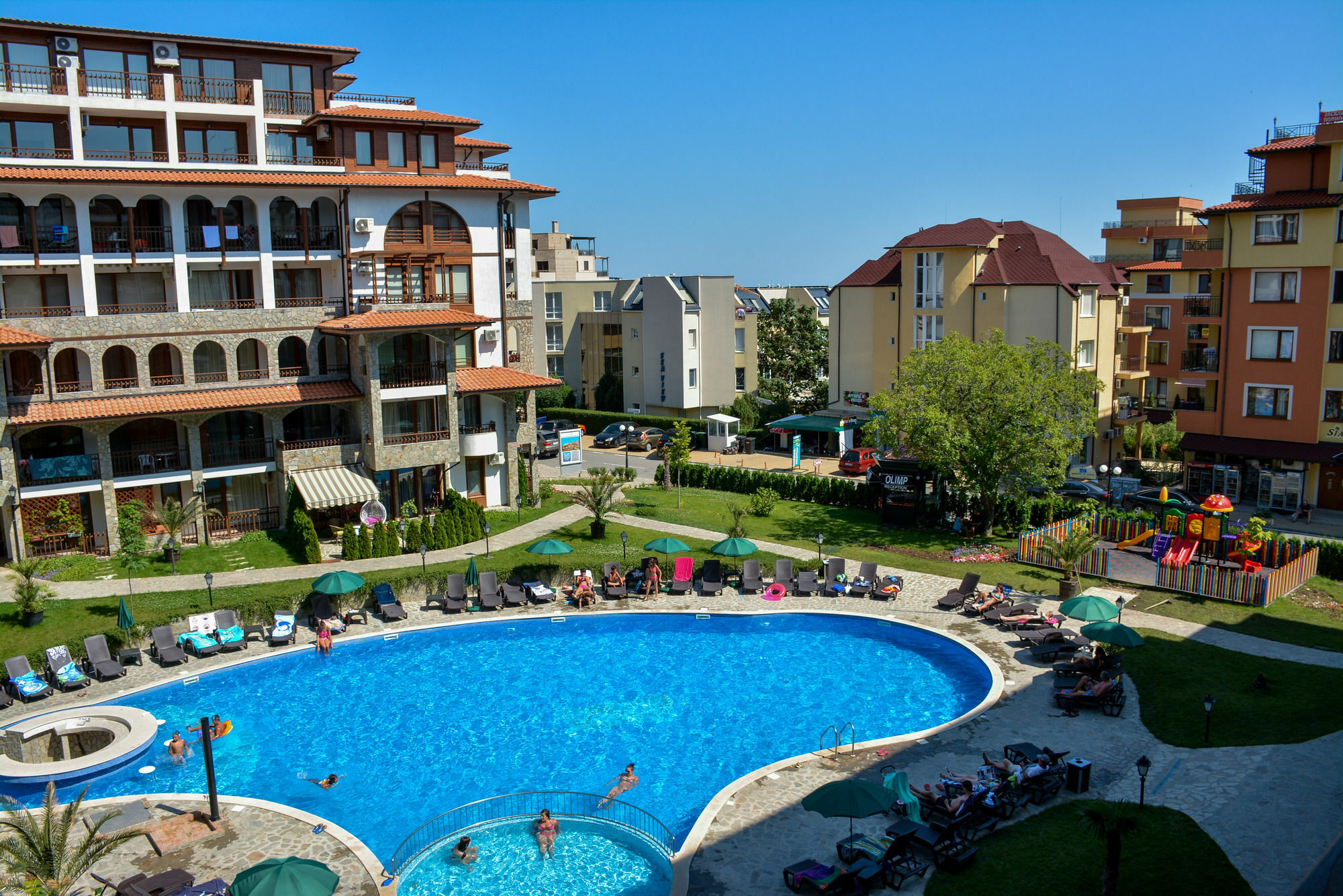 Olymp Apart-Complex Свети-Влас Экстерьер фото